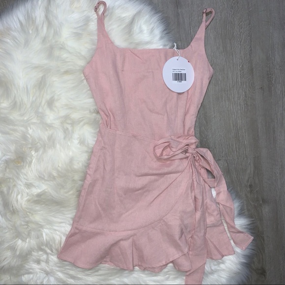 Princess Polly Cottage Hill Mini Dress Blush Sz 0 - Picture 5 of 11